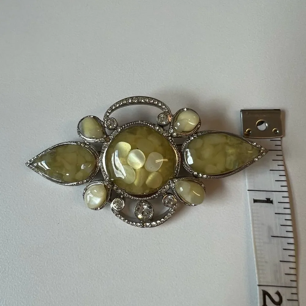 - Chanel Floating Opal Pin/Brooch. Pristine Condition.